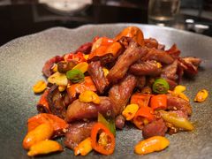 香脆菌香猪颈肉-大理实力希尔顿酒店•御玺中餐厅