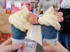 咸蛋黄芝士甜筒-麦当劳(合肥之心城店)