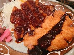 双拼炸猪排套餐-矢场猪(名古屋站三井楼北馆店)