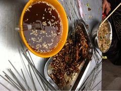 烤肉筋和绿豆汤-宋文成烤肉(白沙巷店)