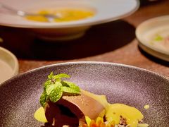 法式巧克力蛋糕佐川味花椒-LUMOS卢莫斯融合料理餐厅