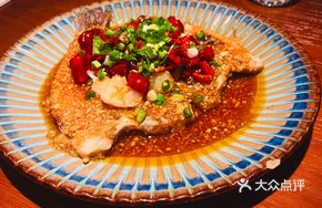 Litchi Garlic Fried Sea Bass