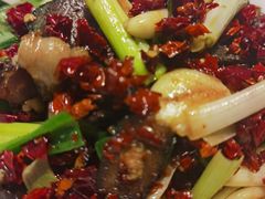 皱皮椒炒自熏腊牛肉-天怡·鱼工厂(梅溪湖店)