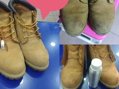 磨砂鞋去油清洗对比 -A&G奢侈品护理(万科旗舰店)