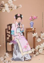 -后宫·古装汉服京剧儿童亲子全家福摄影