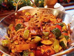 大虾鸡翅-民食香·腊排骨野生菌美食(木府店)