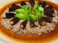 羊肚菌蒸肉-温州王朝大酒店-自助餐厅