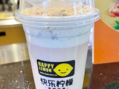 半熟蛋糕珍珠奶茶-快乐柠檬(银泰百货大红门店)
