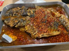 油泼香辣清江鱼-鱼酷活鱼烤鱼(梅江印象城店)