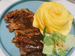 黑椒牛扒蛋包饭-柠檬树茶餐厅(海雅缤纷城店)