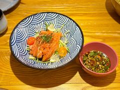 捞汁三文鱼面-小森师傅(宝安大仟里店)