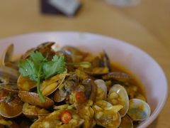 椰汁咖喱炒花甲-禾气食店