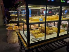 面包甜点陈列柜-蓝鲸湾汤泉(包河店)