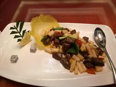 酸爽藕尖炒牛粒-广州逸林假日酒店·四季桃源中餐厅(白云山风景区店)