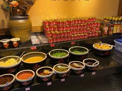 自助调料区-来涮蜀鲜货火锅串串香(菜市口店)