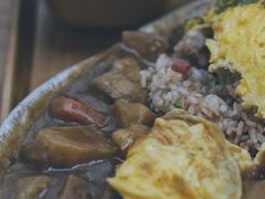 中华腊肉咖喱蛋包饭-Ginko银子(青龙街店)