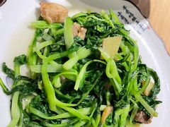 油菜炒油渣-眷江南之小蓝鲸(王府大街店)