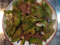 豉汁凉瓜炒牛肉-鹤睦鱼生·啫啫煲·海鲜(保利百合店)