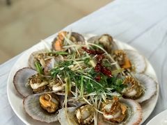 油泼扇贝-1910老鲁味海鲜·戳子肉·青岛菜(金沙滩店)