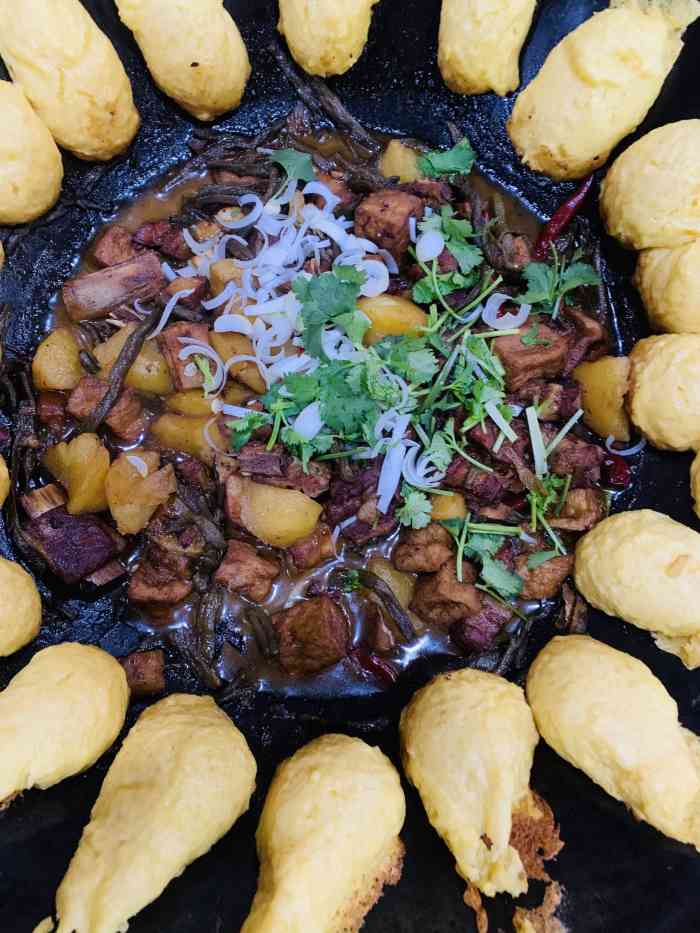 俊家铁锅炖鱼(地工路店)-"家里老人爱吃这种铁锅炖鱼,一大家子围着一.