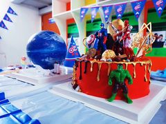 -咖咖熊蛋糕定制·英国蓝风车动物性淡奶油