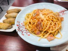 茄汁培根意面-蘑菇餐厅(马台街店)