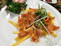 薯条猪颈肉-宜兴隆家宴·私房菜(泰安华庭店)