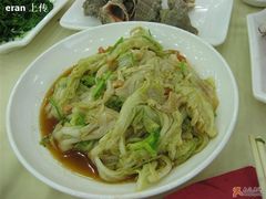 对虾炒白菜，虾在下面-海岛渔村大酒店(云霄路店)