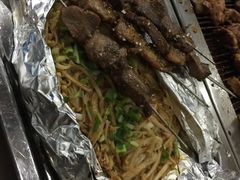 牛舌&nbsp;锡纸金针菇-郭记原生态烤羊腿(长宁路店)