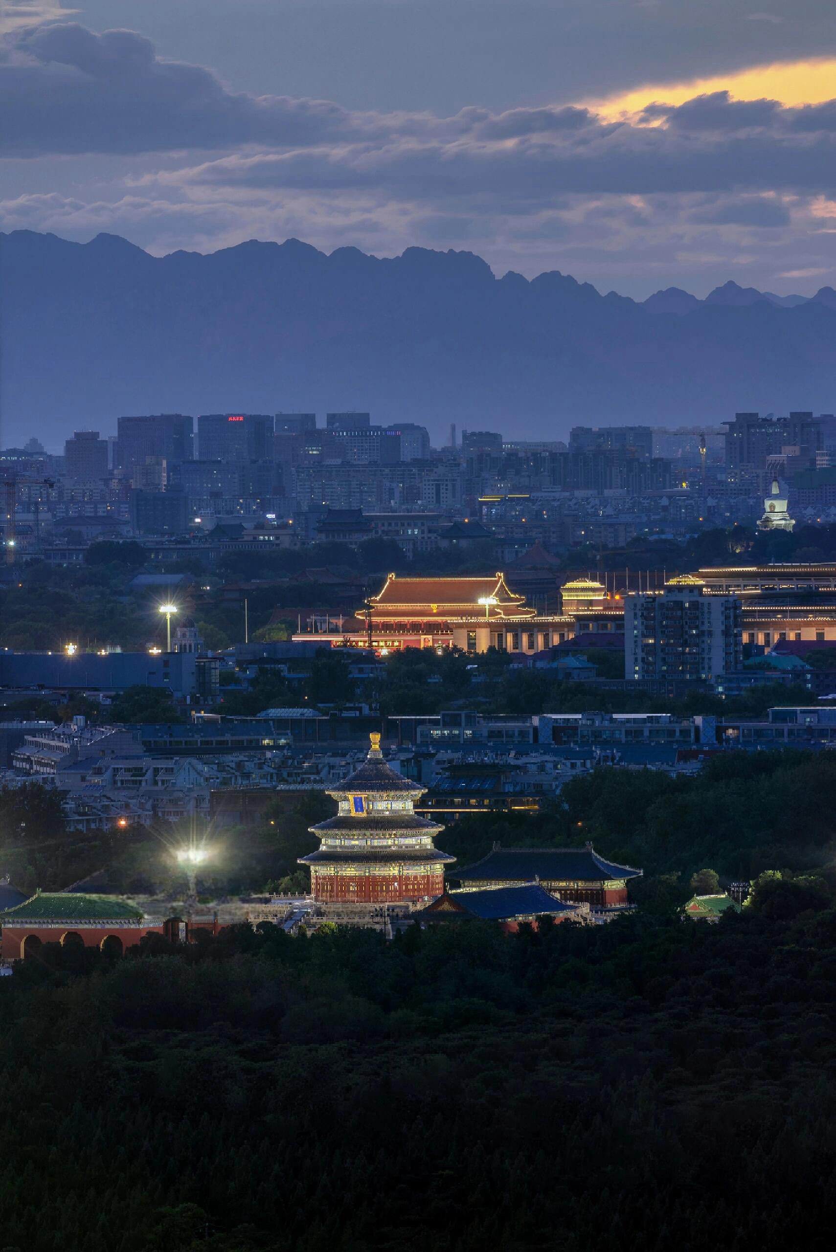 北京夜景最好看的地方图片