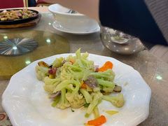 烧鹅汁炒台山菜花-台山第一家兴华黄鳝饭·黄鳝婆(合水分店)