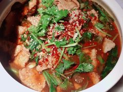 水煮肉片-绿茶餐厅(光谷世界城步行街店)