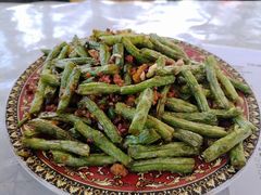 肉沫煸豆角-三岔涧农家乐