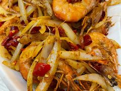 椒盐基围虾-覃记海鲜美食餐厅