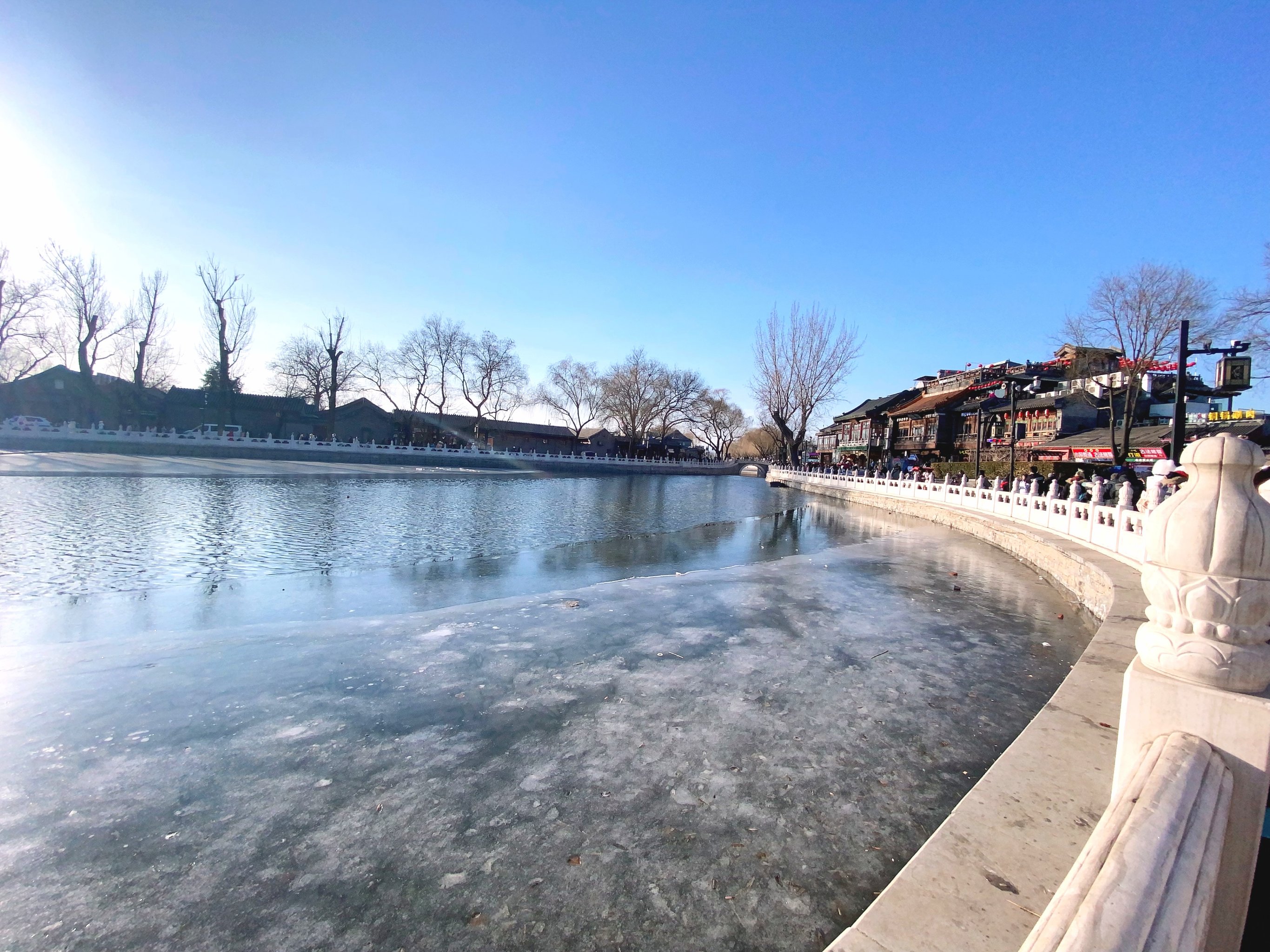 北京什刹海冰场图片图片