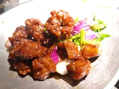 蒜香蜜汁排骨-绿茶餐厅(领展购物广场·中关村店)