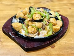 铁板蛋豆腐-老东镇啤酒屋海鲜加工·蒸汽海鲜·海鲜烧烤(台东店)
