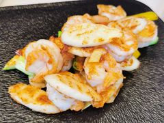 XO酱山药煎手剥虾-恒悦轩·粤菜(上海展览中心店)
