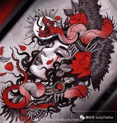 -幸运7纹身刺青Lucky7tattoo