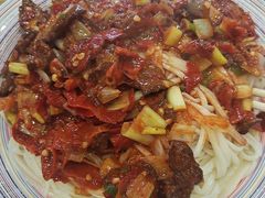 -歹歹的加个面过油肉拌面