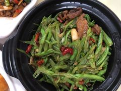 砂煲四季豆-李师傅脆肚(梅林店)