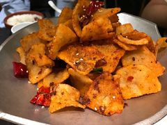 干锅土豆片-茅庐川菜(济宁万达店)