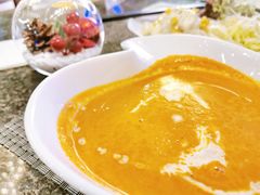 奶油番茄汤-上海齐鲁万怡大酒店·辣椒屋咖啡厅