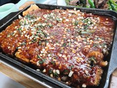 铁板包浆豆腐-院8里·小乐园家常味川菜(鹭洲里店)