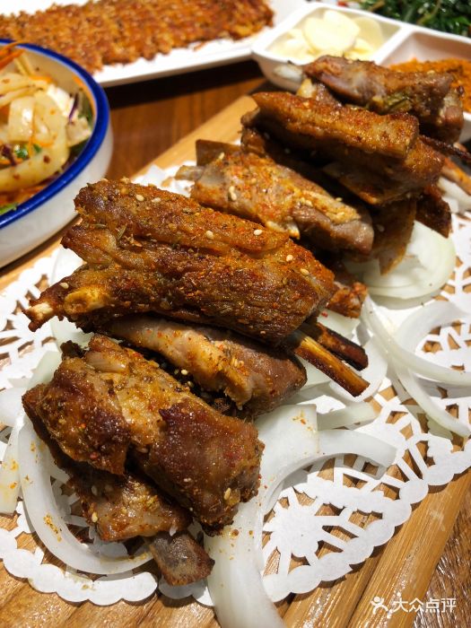 红柳枝滩羊烧烤香烤地角滩羊排图片 - 第2张