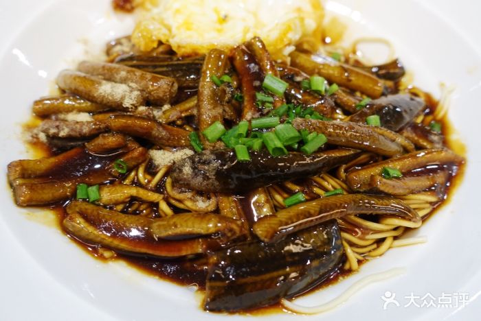 心乐面馆(进贤路店)-酱爆鳝丝面-菜-酱爆鳝丝面图片-上海美食-大众
