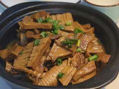 毛笋干烧肉-食光慢宴·安吉土菜馆
