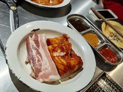 椒盐五花肉-马路牙子地桌烤肉(工体店)