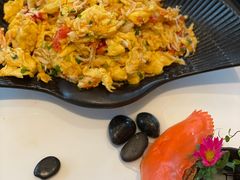 水乡银鱼土鸡蛋酿蟹盒-重庆万豪中餐厅·Man Ho