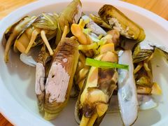 葱油蛏子-胖大嫂渔家排档·全海景餐厅(渔村店)